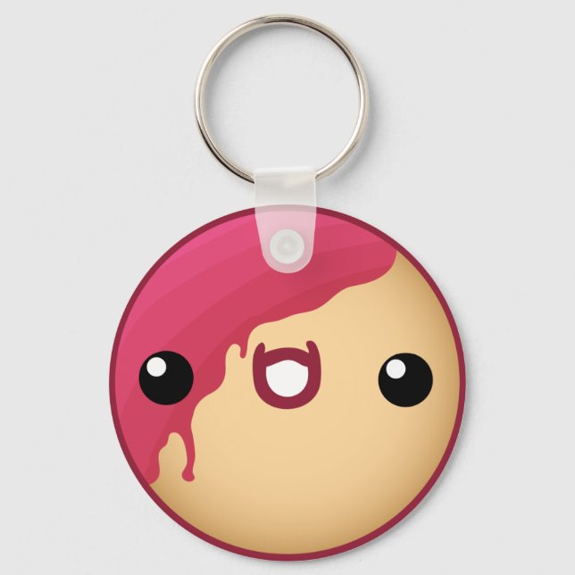Doughnut Keychain Red (Front)