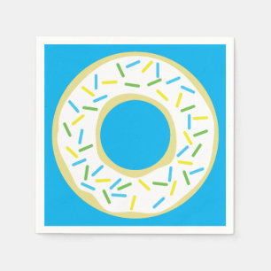 Doughnut Kid's Birthday Party Cute Napkin