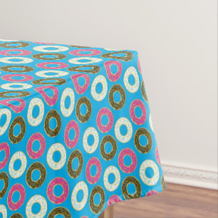 Doughnut Kid's Birthday Party Cute Tablecloth