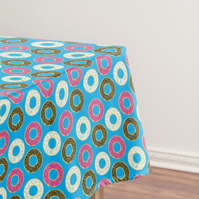 Doughnut Kid's Birthday Party Cute Tablecloth (In Situ)