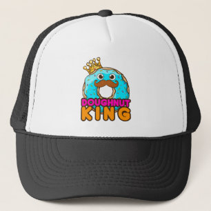 Doughnut King Doughnut Lover Men Boys Trucker Hat