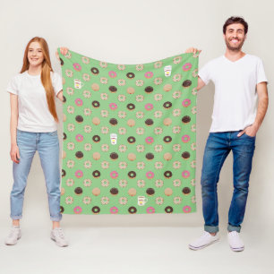 Doughnut King Fleece Blanket