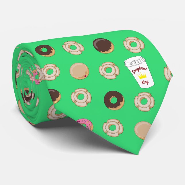 Doughnut King Tie (Rolled)