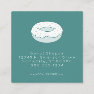 doughnut loyalty stamp card