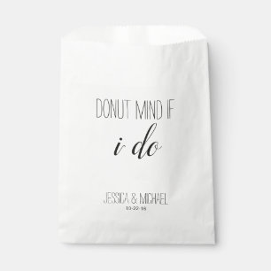 Doughnut mind if I  do custom wedding favour candy Bag