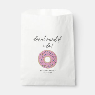 Doughnut Mind If I Do Funny Wedding Favour Bag
