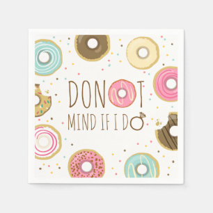 Doughnut Mind If I Do Paper Napkin Bridal Shower