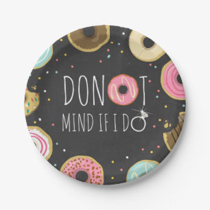 Doughnut Mind If I Do Paper Plate Bridal Shower