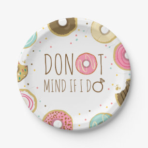 Doughnut Mind If I Do Paper Plate Bridal Shower