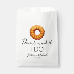 Doughnut mind if I  do watercolor wedding favour Favour Bag