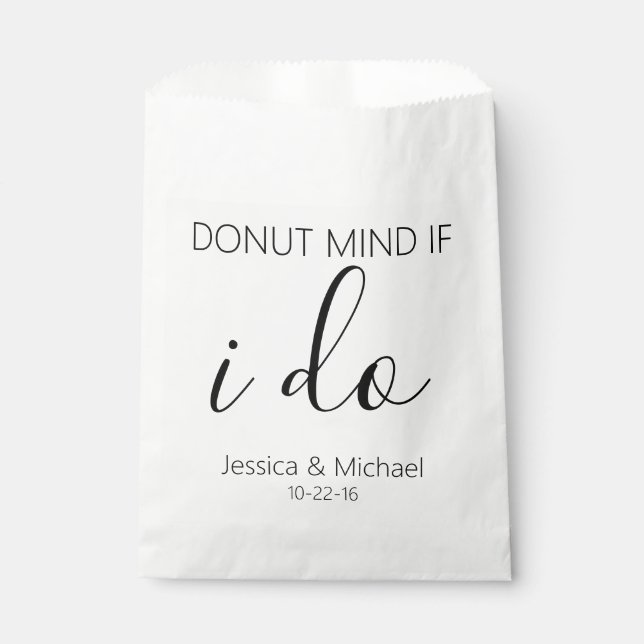 Doughnut mind if I  do wedding favour candy Custum Bag (Front)