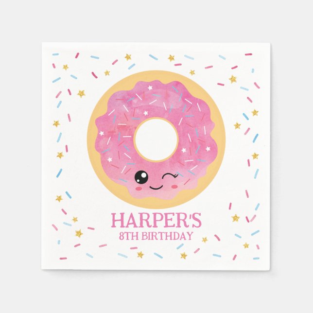 Doughnut Miss Out Napkin (Front)