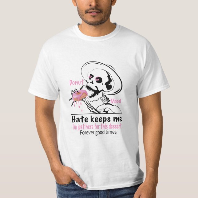 Doughnut Mood t shirt design (Front)