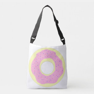 doughnut painting art crossbody bag
