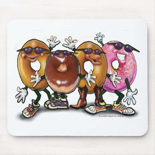 Doughnut Party Mouse Pad (Front)