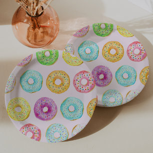 Doughnut Party Paper Plates