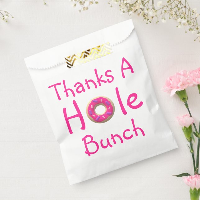Doughnut Party Thank You Favour Bag (Sealed)