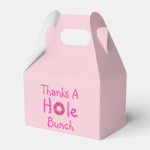 Doughnut Party Thank You Favour Bag Favor Box