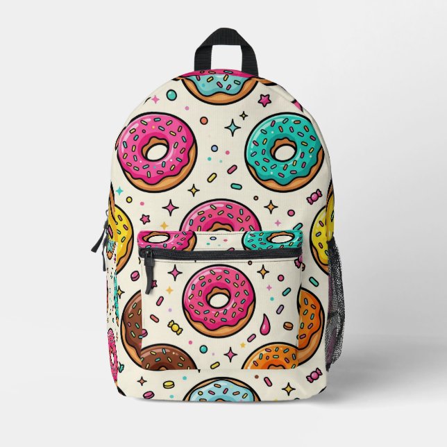 Doughnut Pattern Backpack (Front)