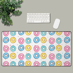 Doughnut Pattern Desk Mat
