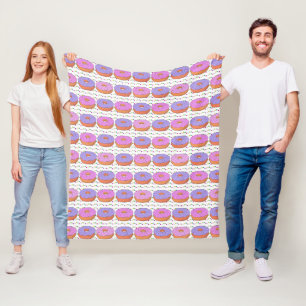 Doughnut Pattern fleece blankets