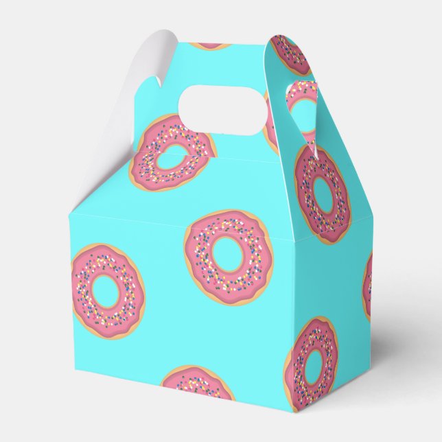 Doughnut Pattern I Favor Box (Front Side)