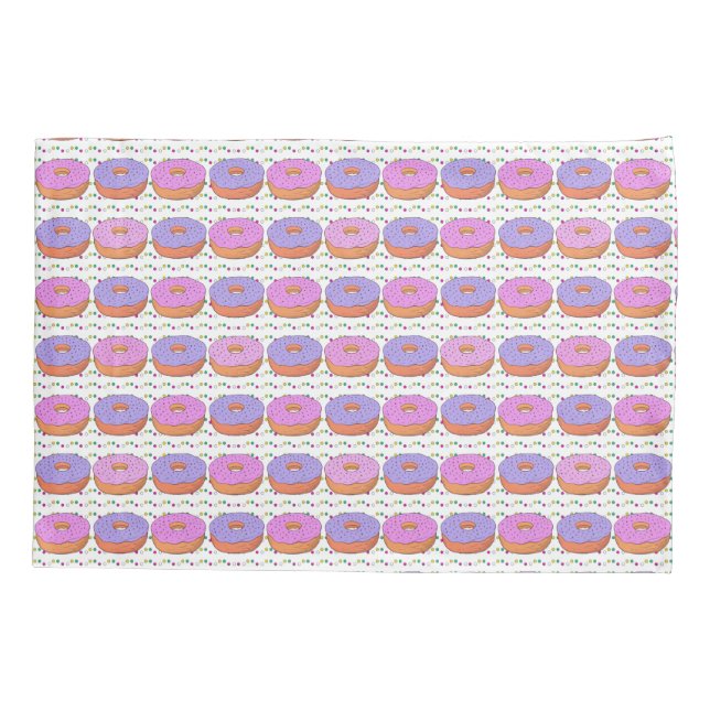 Doughnut Pattern pillowcases (Back)