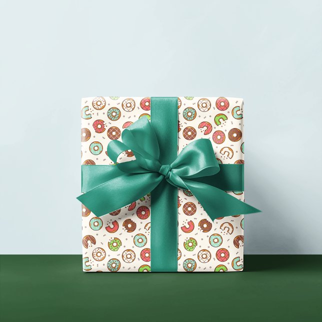 Doughnut Pattern | Vanilla Cream Wrapping Paper (Creator Uploaded)