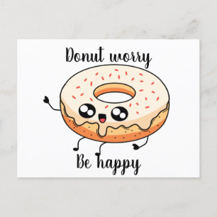 Doughnut poscard by Artacalla Postcard