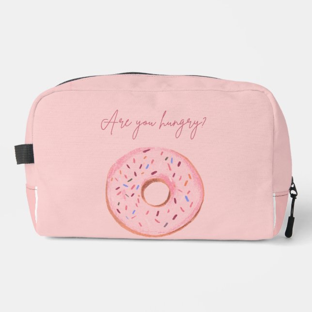Doughnut Pouch – “Are You Hungry?” 🍩💞 (Front)