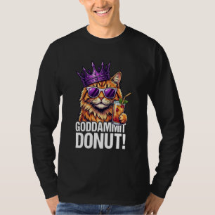 Doughnut Princess Cat Meme u2013 Kawaii Funny Cart T-Shirt