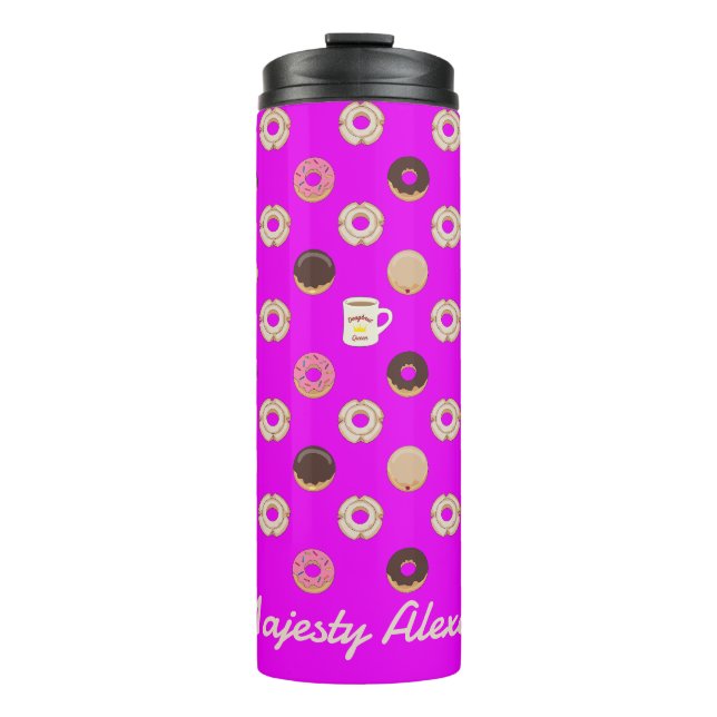 Doughnut Queen Personalized Thermal Tumbler (Front)