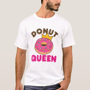 Doughnut Queen Women Ladies Girls Doughnut Lover T-Shirt