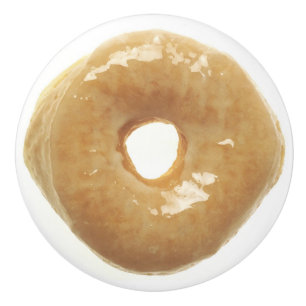 Doughnut Raised Glazed Ceramic Knob