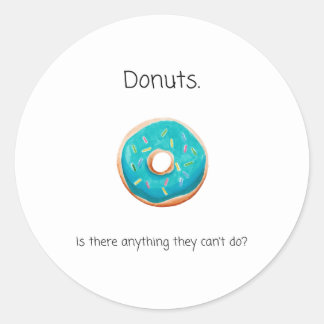 Doughnut Round Sticker