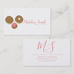 Doughnut Shop Bakery Cake Decorator  Business Card