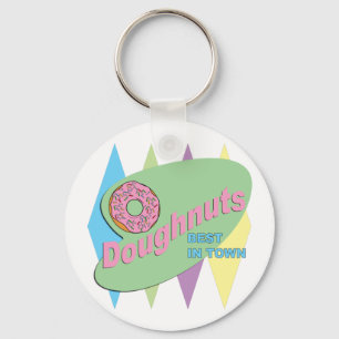 doughnut shop keychain