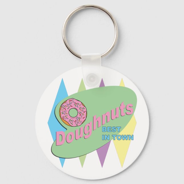 doughnut shop keychain (Front)