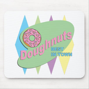 doughnut shop mouse pad