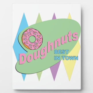 doughnut shop plaque