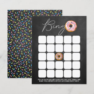 Doughnut Sprinkle Baby Shower Bingo