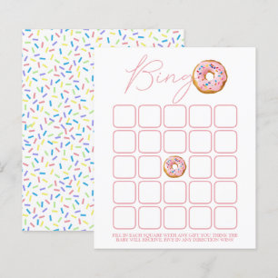 Doughnut Sprinkle Baby Shower Bingo