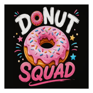 Doughnut Sprinkle Kindness Funny Poster