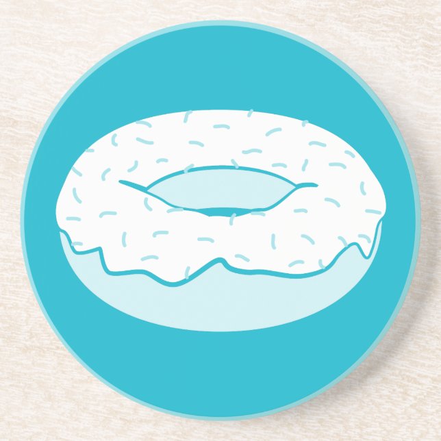 doughnut sprinkles coaster (Front)