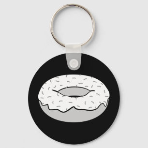 doughnut sprinkles keychain