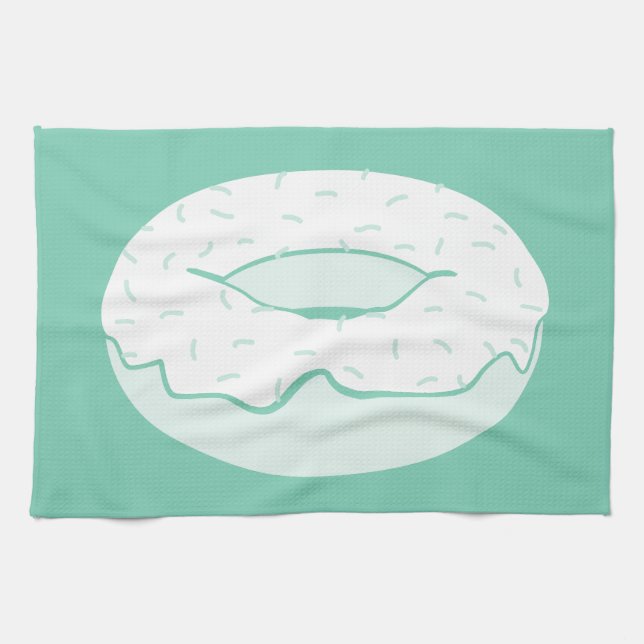 doughnut sprinkles kitchen towel (Horizontal)