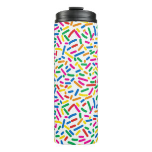 Doughnut Sprinkles Patterns Thermal Tumbler: A Fun Tumbler