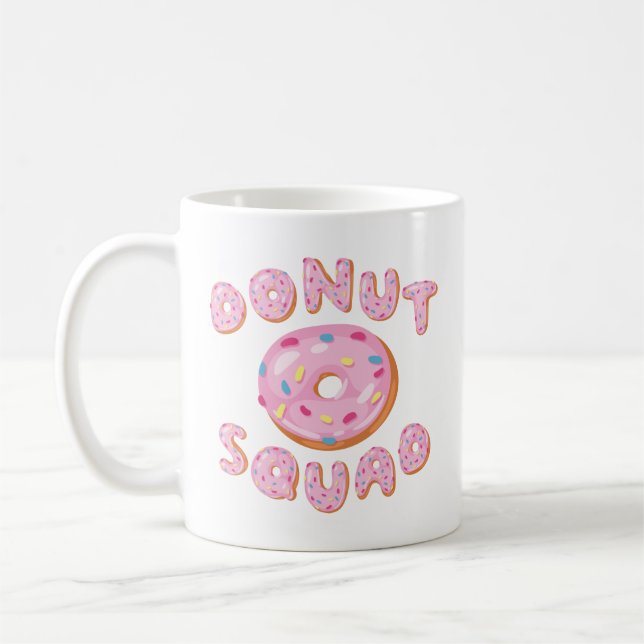 Doughnut Squad Coffee Mug (Left)