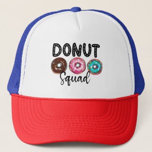 Doughnut Squad Group Matching Party Theme  Trucker Hat