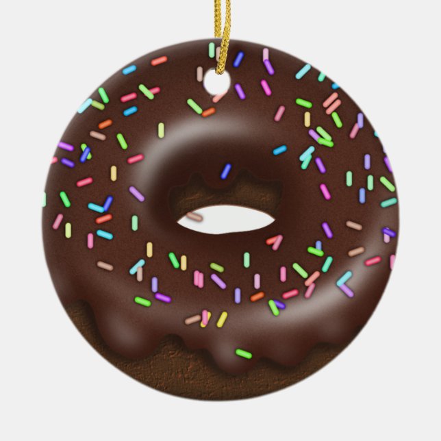 Doughnut - SRF Ceramic Ornament (Front)